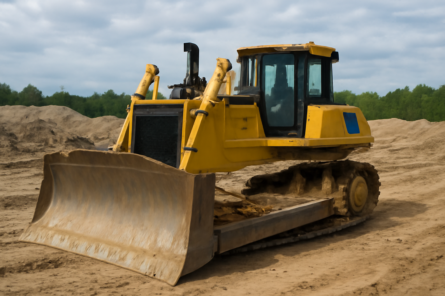 Бульдозер Komatsu D155: технический обзор и эксплуатационные особенности