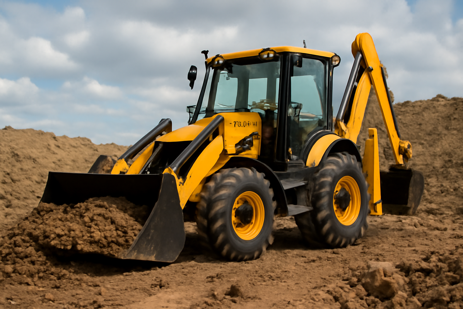 Экскаватор-погрузчик JCB: история бренда и технические особенности
