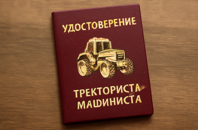 Удостоверение тракториста-машиниста: категории, требования, эксплуатация